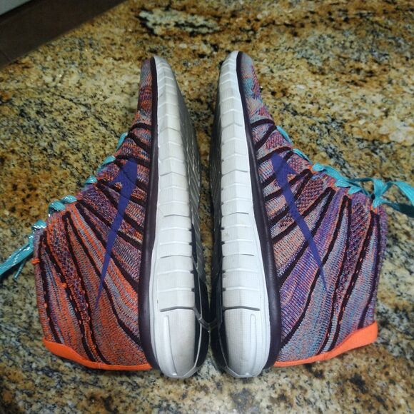 Nike Women Shoe Free Flyknit Chukka Size 8M Running Athletic Sneaker 639699-801 - Picture 7 of 12